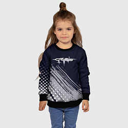 Свитшот детский Crysis Remastered - краска, цвет: 3D-черный — фото 2