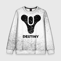 Детский свитшот Destiny с потертостями на светлом фоне