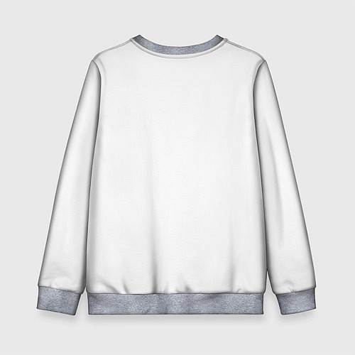 Детский свитшот Хэллоуин: Санта Муэрта / 3D-Меланж – фото 2