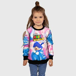 Свитшот детский Toad - Super Mario 3D World - Nintendo, цвет: 3D-черный — фото 2