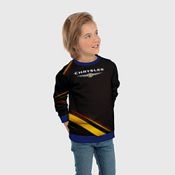Свитшот детский Chrysler Абстракция, цвет: 3D-синий — фото 2