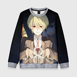 Свитшот детский Луис Джеймс Мориарти, цвет: 3D-меланж