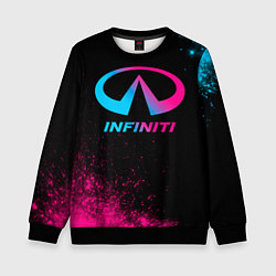 Детский свитшот Infiniti - neon gradient