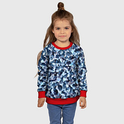 Свитшот детский Новогдние кролики, цвет: 3D-красный — фото 2