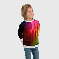 Свитшот детский Цветной спектр, цвет: 3D-белый — фото 2