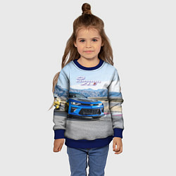 Свитшот детский Chevrolet Camaro ZL 1 - Motorsport, цвет: 3D-синий — фото 2