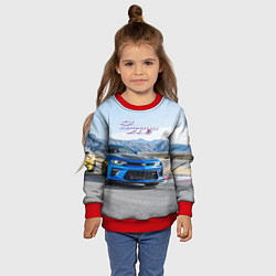 Свитшот детский Chevrolet Camaro ZL 1 - Motorsport, цвет: 3D-красный — фото 2