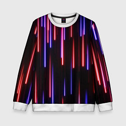 Свитшот детский Метеоритный дождь, цвет: 3D-белый