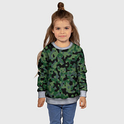 Свитшот детский Камуфляж WW2 Tropics Verdant, цвет: 3D-меланж — фото 2