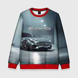 Свитшот детский Mercedes AMG - Motorsport, цвет: 3D-красный