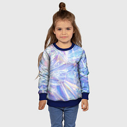 Свитшот детский Текстура из 90-х, цвет: 3D-синий — фото 2