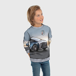 Свитшот детский Buick Flagship concept, цвет: 3D-меланж — фото 2