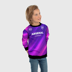 Свитшот детский Arsenal legendary sport grunge, цвет: 3D-черный — фото 2
