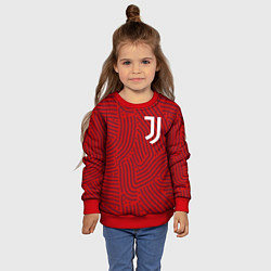 Свитшот детский Juventus отпечатки, цвет: 3D-красный — фото 2