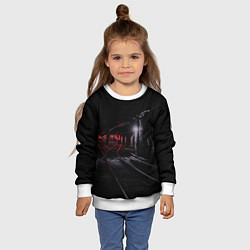 Свитшот детский Тоннель метро, цвет: 3D-белый — фото 2