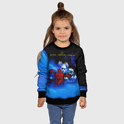 Свитшот детский Агата Кристи Ураган, цвет: 3D-черный — фото 2