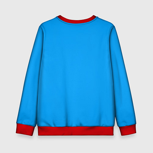 Детский свитшот Новогодний подарок для зайки / 3D-Красный – фото 2