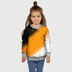 Свитшот детский Имперский флаг - триколор, цвет: 3D-меланж — фото 2