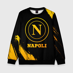 Свитшот детский Napoli - gold gradient, цвет: 3D-черный