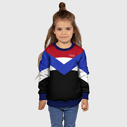 Свитшот детский FIRM как из 90х, цвет: 3D-синий — фото 2