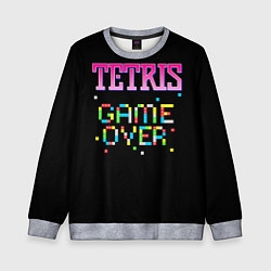 Свитшот детский Tetris - Game Over, цвет: 3D-меланж