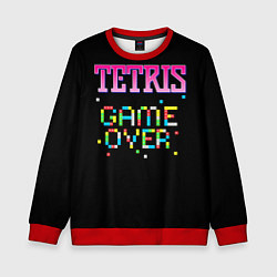 Свитшот детский Tetris - Game Over, цвет: 3D-красный