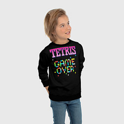 Свитшот детский Tetris - Game Over, цвет: 3D-черный — фото 2