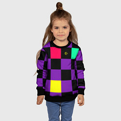 Свитшот детский FIRM прямо из 80х, цвет: 3D-черный — фото 2