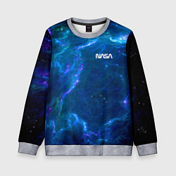 Свитшот детский Бескрайний космос - Nasa, цвет: 3D-меланж