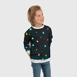 Свитшот детский Звездное небо, цвет: 3D-белый — фото 2