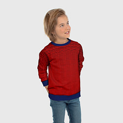 Свитшот детский Crocodile skin - texture - fashion, цвет: 3D-синий — фото 2