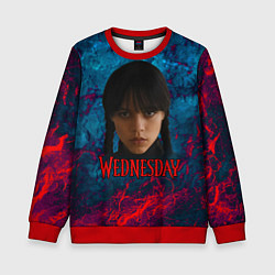 Детский свитшот Wednesday horror
