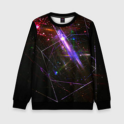 Детский свитшот Неоновая проекция