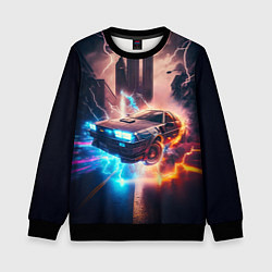 Свитшот детский Хочу Back to The Home, цвет: 3D-черный