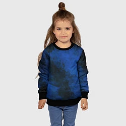 Свитшот детский Синий дым, цвет: 3D-черный — фото 2
