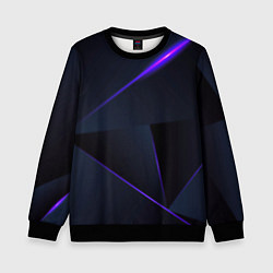 Свитшот детский Geometry stripes neon stiil, цвет: 3D-черный
