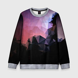 Свитшот детский Mirror edge abstract, цвет: 3D-меланж