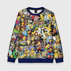 Свитшот детский Simpsonhistory, цвет: 3D-синий