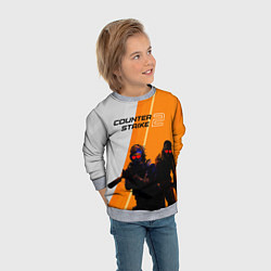 Свитшот детский Сounter strike 2, цвет: 3D-меланж — фото 2