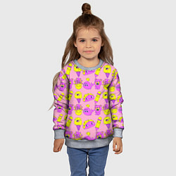 Свитшот детский Childrens pattern, цвет: 3D-меланж — фото 2