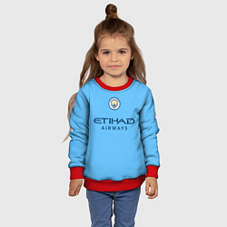 Свитшот детский Манчестер Сити форма 2223 домашняя, цвет: 3D-красный — фото 2