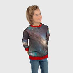 Свитшот детский Бескрайняя Вселенная, цвет: 3D-красный — фото 2