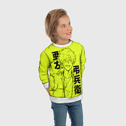 Свитшот детский Aza Chobei, цвет: 3D-белый — фото 2