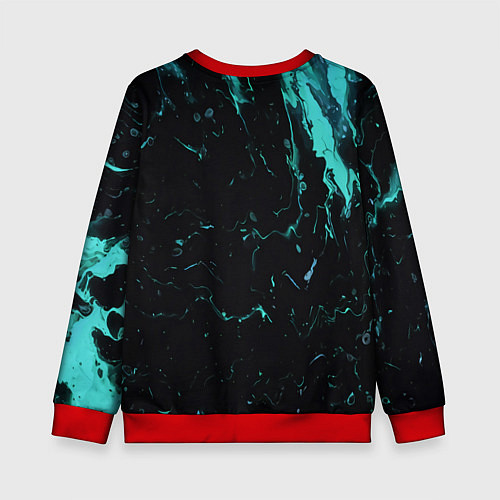 Детский свитшот Beastcoast абстракт / 3D-Красный – фото 2