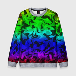 Свитшот детский Камуфляж спектр, цвет: 3D-меланж