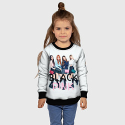 Свитшот детский Blackpink girls, цвет: 3D-черный — фото 2