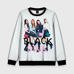 Свитшот детский Blackpink girls, цвет: 3D-черный