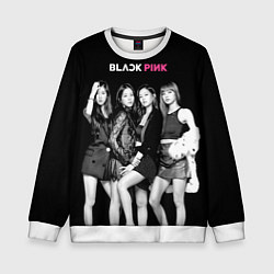 Свитшот детский Blackpink Beautiful girls, цвет: 3D-белый