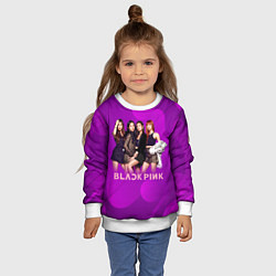 Свитшот детский K-pop Blackpink girls, цвет: 3D-белый — фото 2