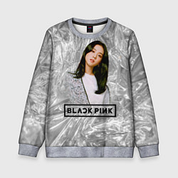 Свитшот детский Jisoo BlackPink, цвет: 3D-меланж